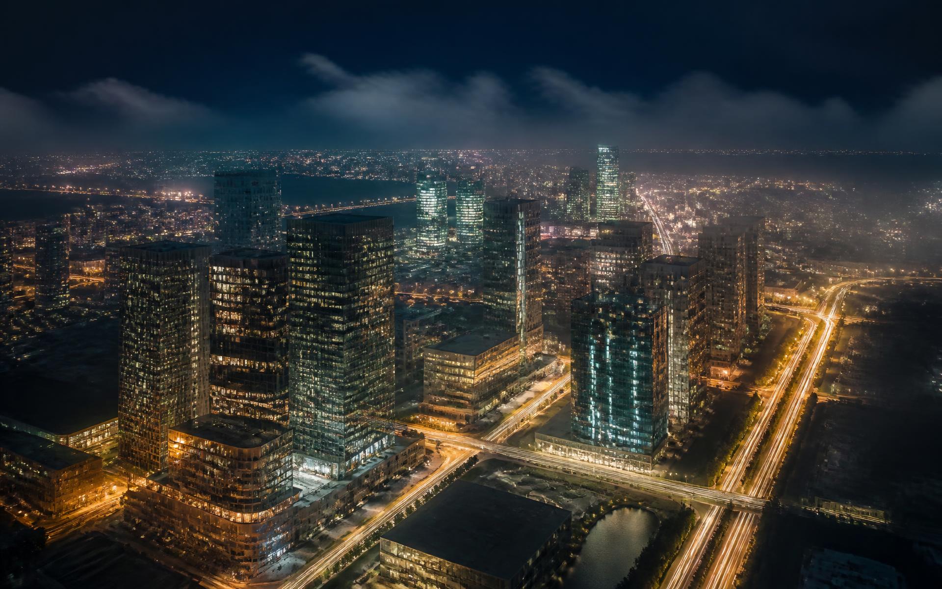 GIFT City at night